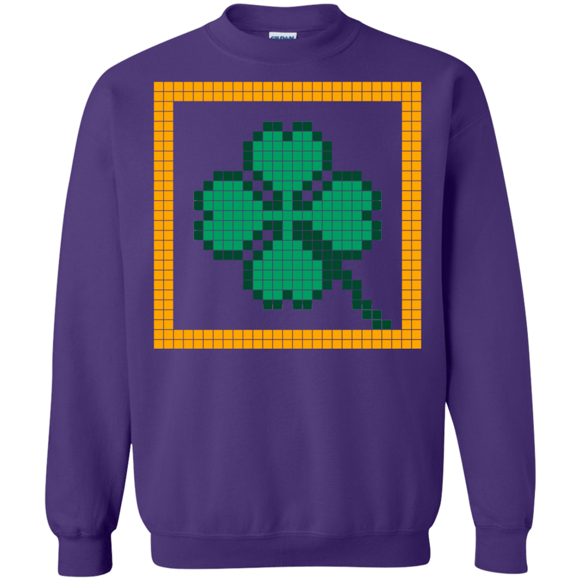 Sweatshirts Purple / Small Low Resolution Irish Crewneck Sweatshirt