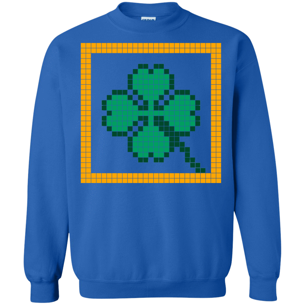 Sweatshirts Royal / Small Low Resolution Irish Crewneck Sweatshirt