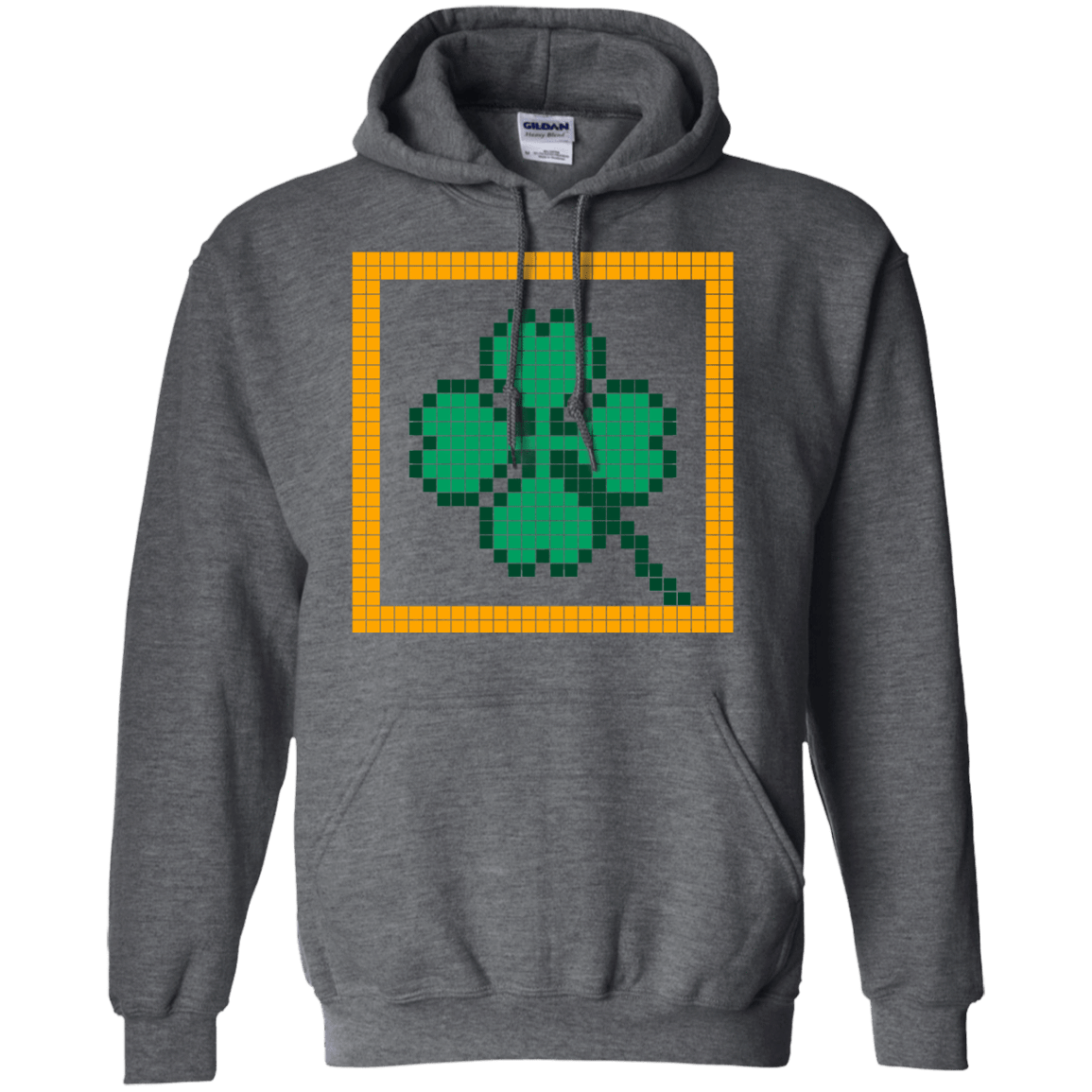 Sweatshirts Dark Heather / Small Low Resolution Irish Pullover Hoodie