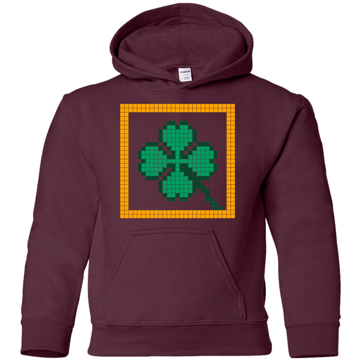 Sweatshirts Maroon / YS Low Resolution Irish Youth Hoodie