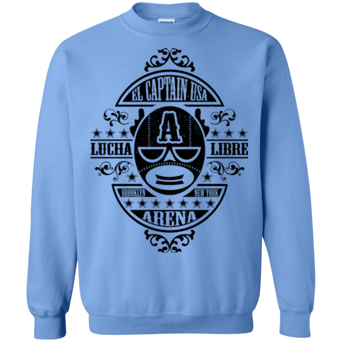 Sweatshirts Carolina Blue / Small Lucha Captain Crewneck Sweatshirt
