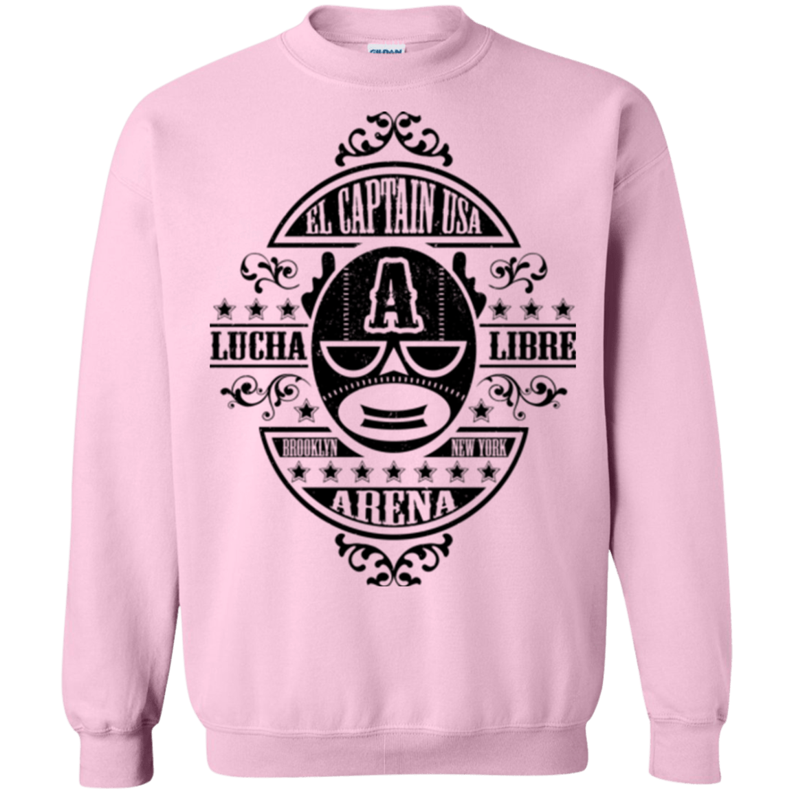 Sweatshirts Light Pink / Small Lucha Captain Crewneck Sweatshirt