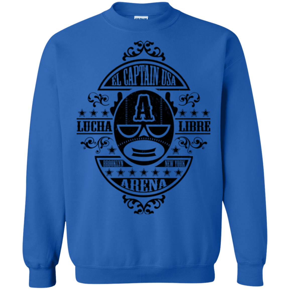 Sweatshirts Royal / Small Lucha Captain Crewneck Sweatshirt