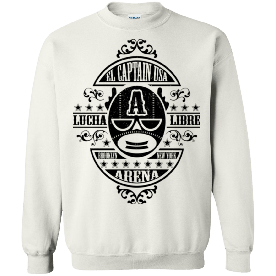 Sweatshirts White / Small Lucha Captain Crewneck Sweatshirt