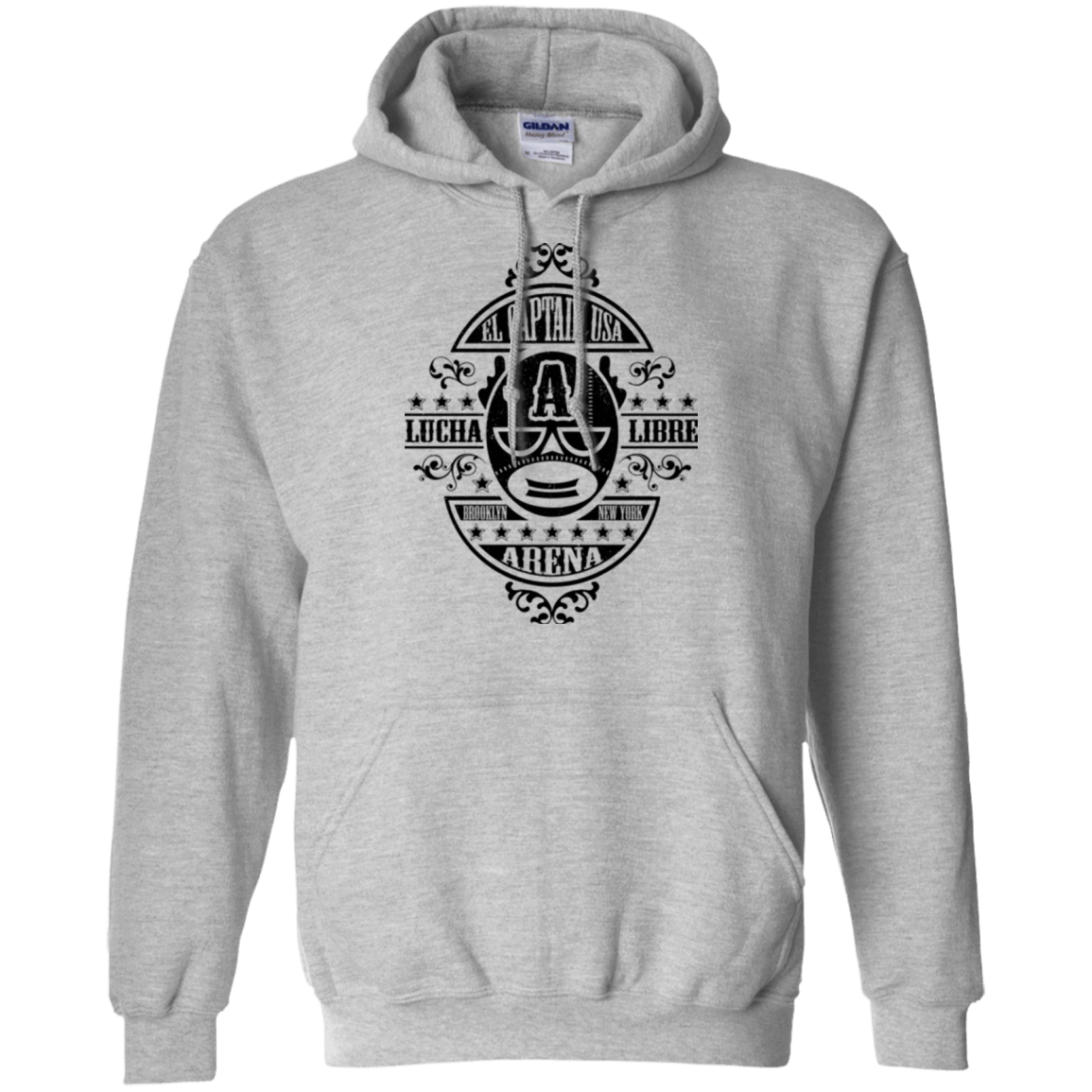 Sweatshirts Sport Grey / Small Lucha Captain Pullover Hoodie