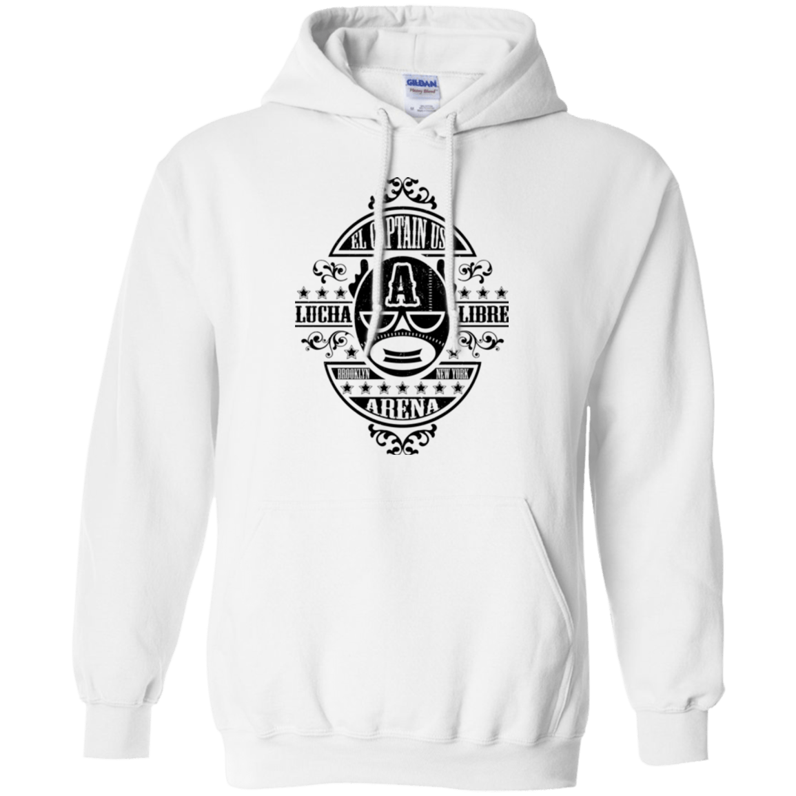 Sweatshirts White / Small Lucha Captain Pullover Hoodie