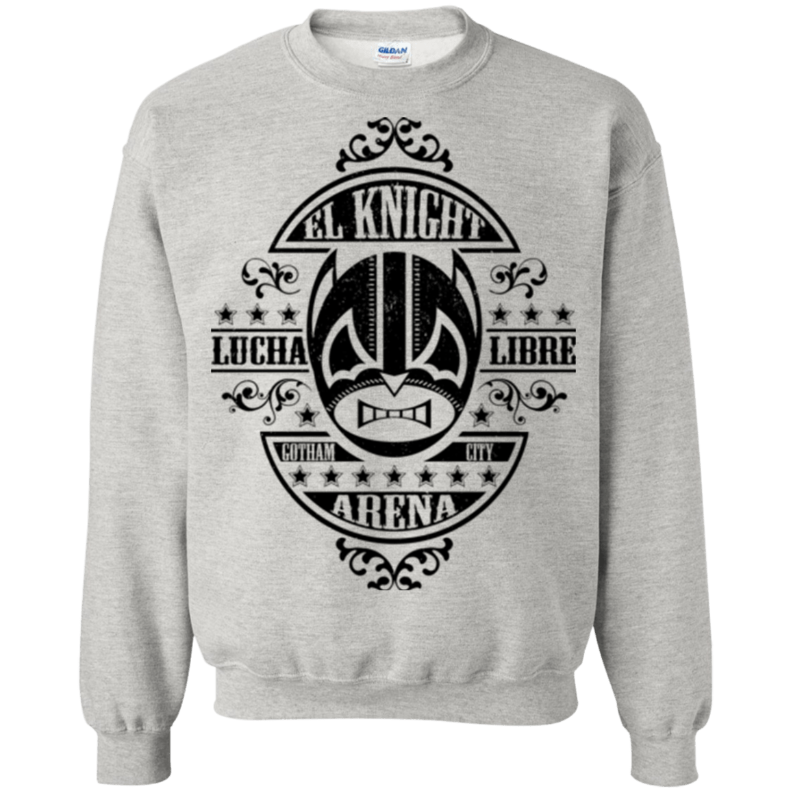 Sweatshirts Ash / Small Lucha Knight Crewneck Sweatshirt