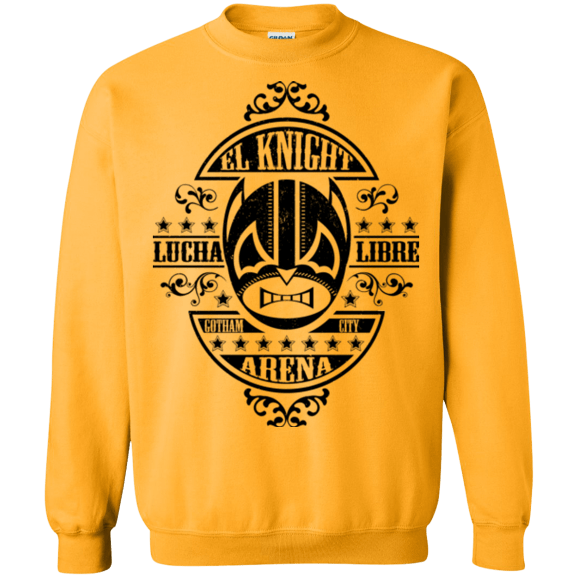 Sweatshirts Gold / Small Lucha Knight Crewneck Sweatshirt