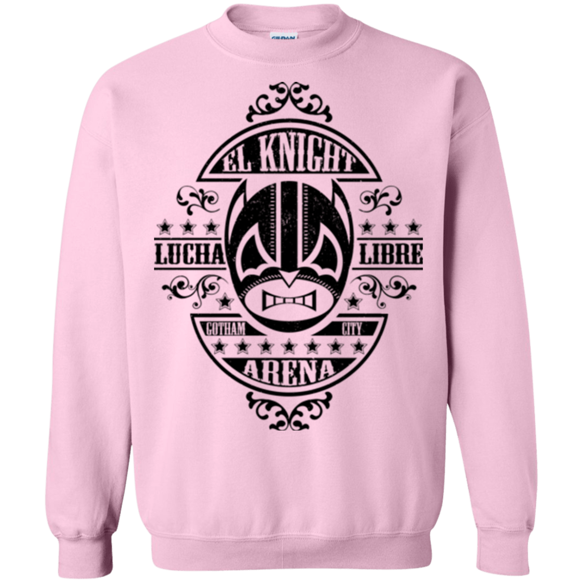 Sweatshirts Light Pink / Small Lucha Knight Crewneck Sweatshirt