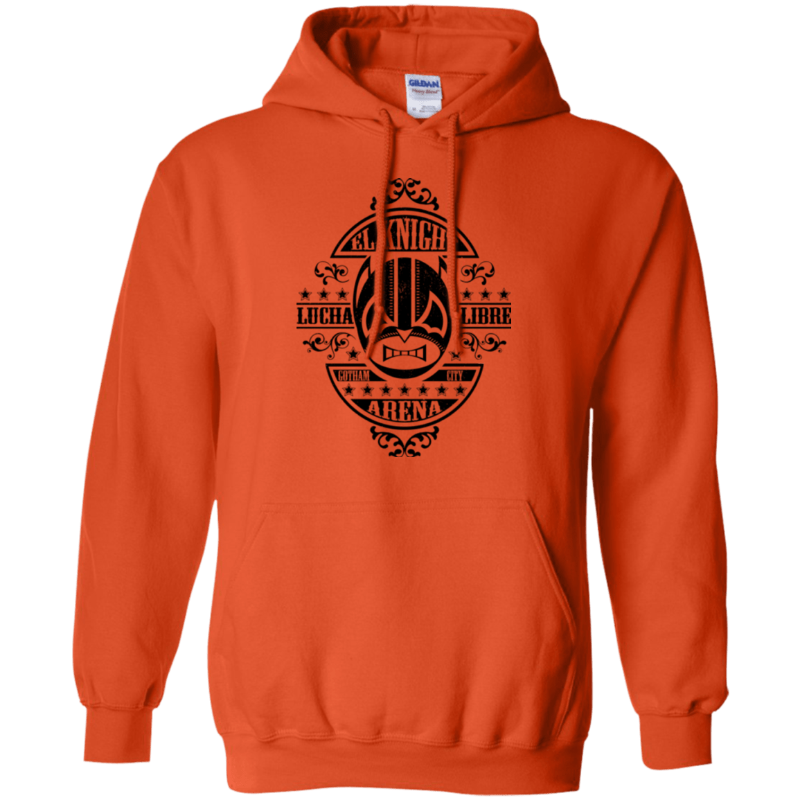 Sweatshirts Orange / Small Lucha Knight Pullover Hoodie