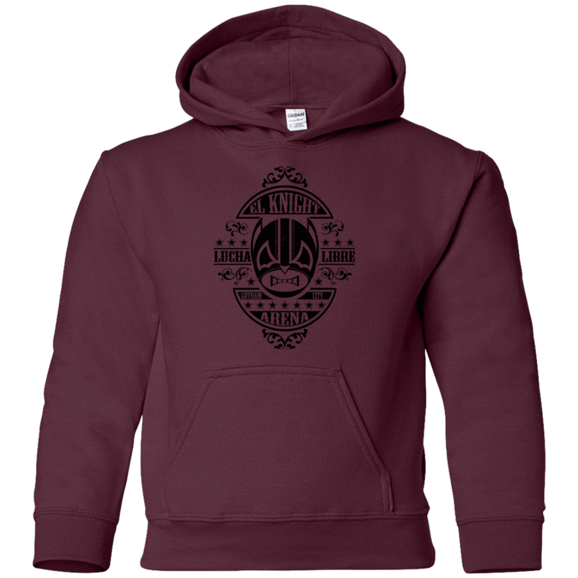 Sweatshirts Maroon / YS Lucha Knight Youth Hoodie