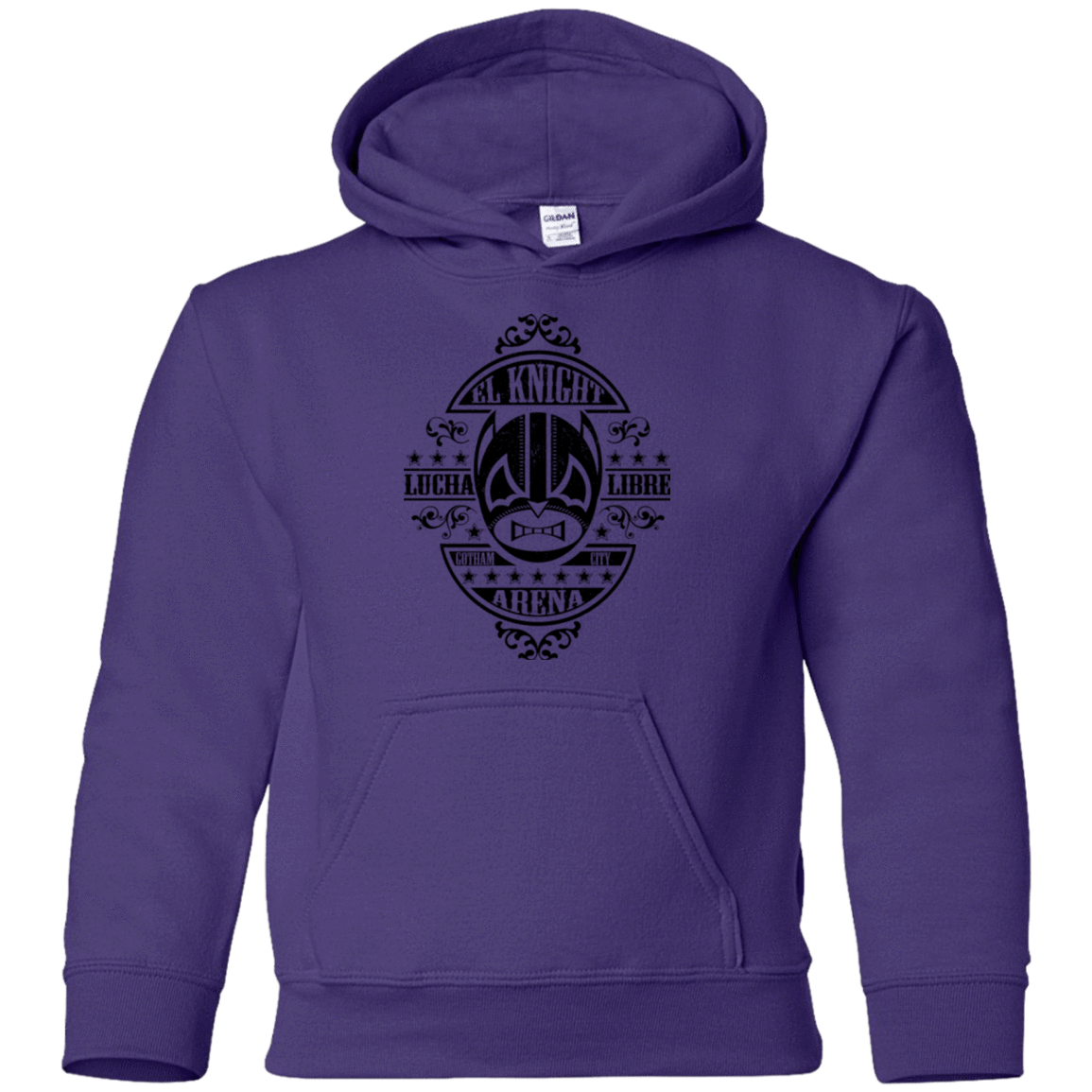 Sweatshirts Purple / YS Lucha Knight Youth Hoodie