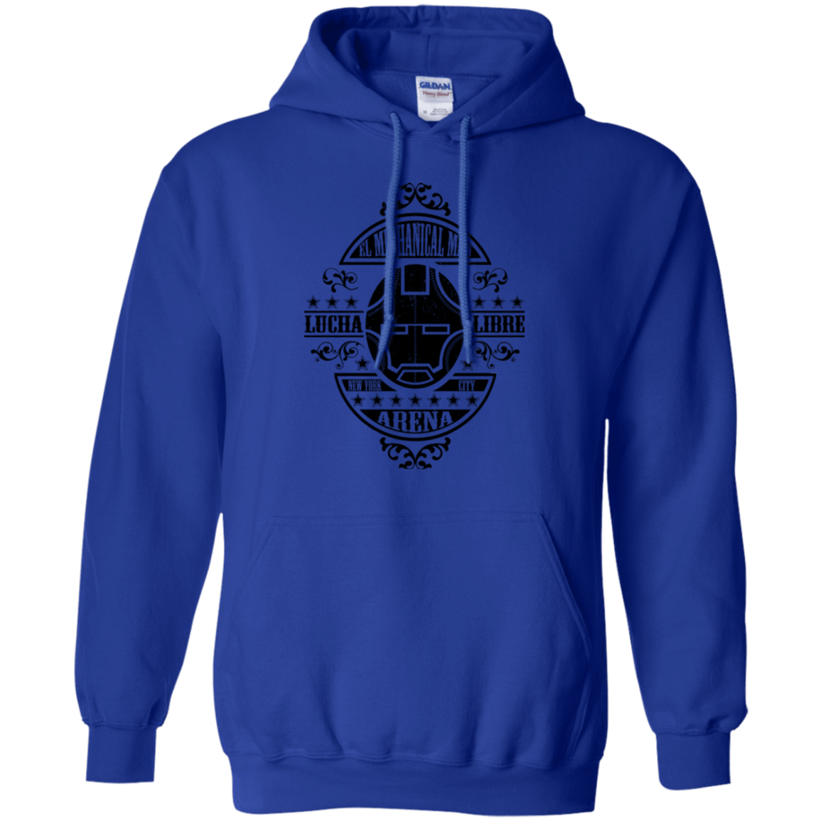 Sweatshirts Royal / Small Lucha Mechanical Man Pullover Hoodie