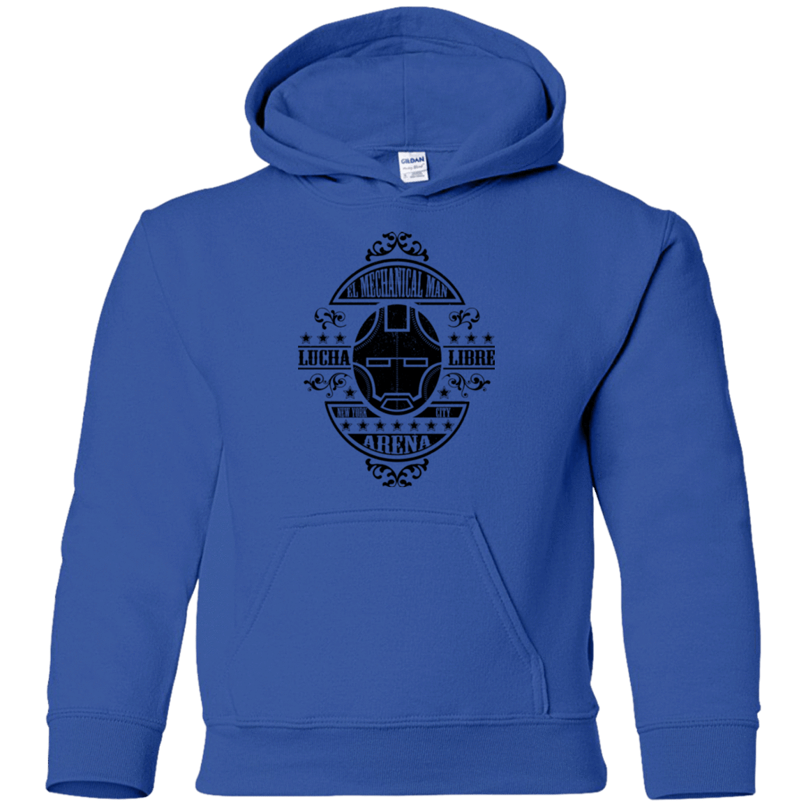 Sweatshirts Royal / YS Lucha Mechanical Man Youth Hoodie