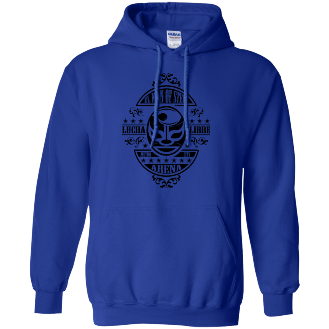 Sweatshirts Royal / Small luchamanofsteel Pullover Hoodie