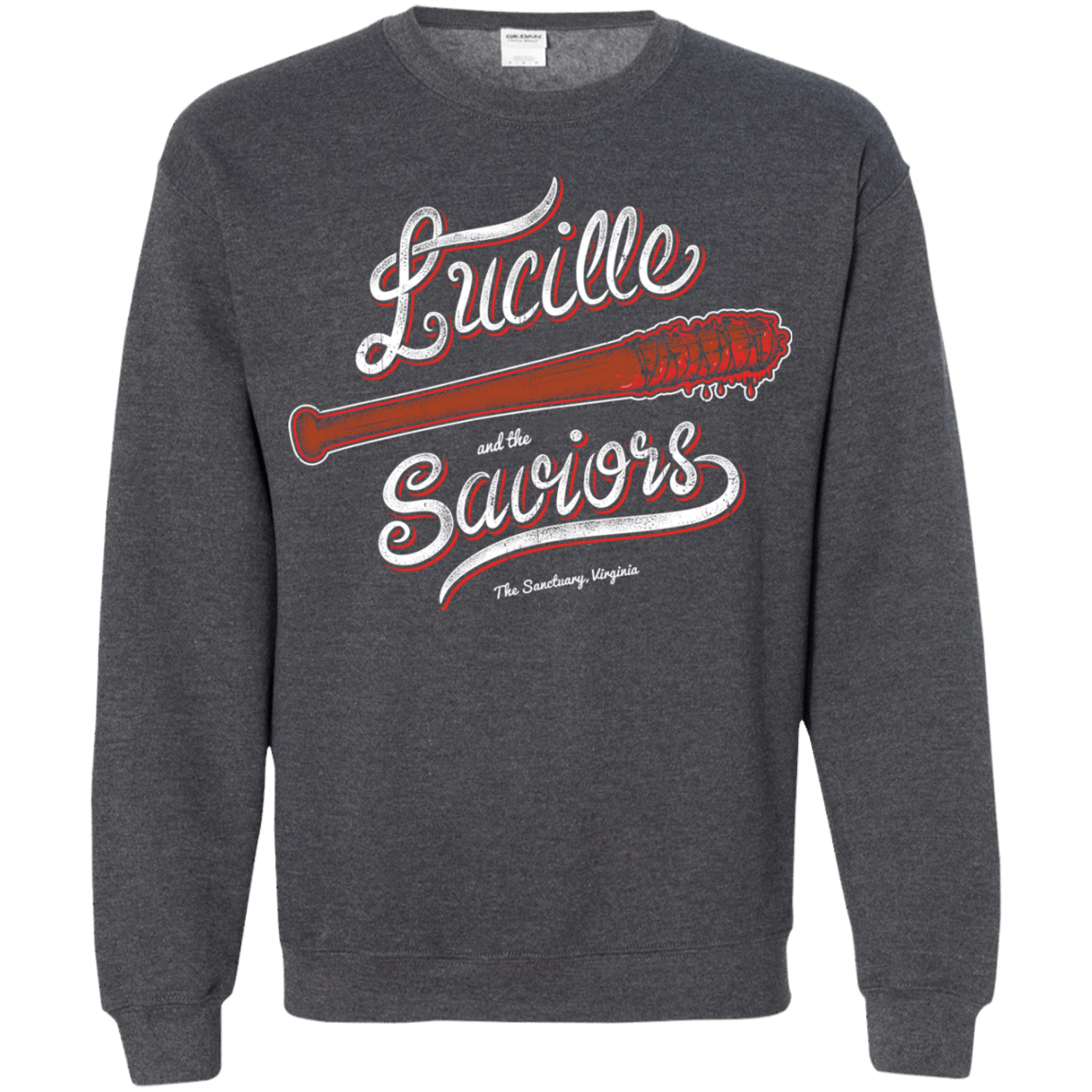 Sweatshirts Dark Heather / Small Lucille and the Saviors Crewneck Sweatshirt