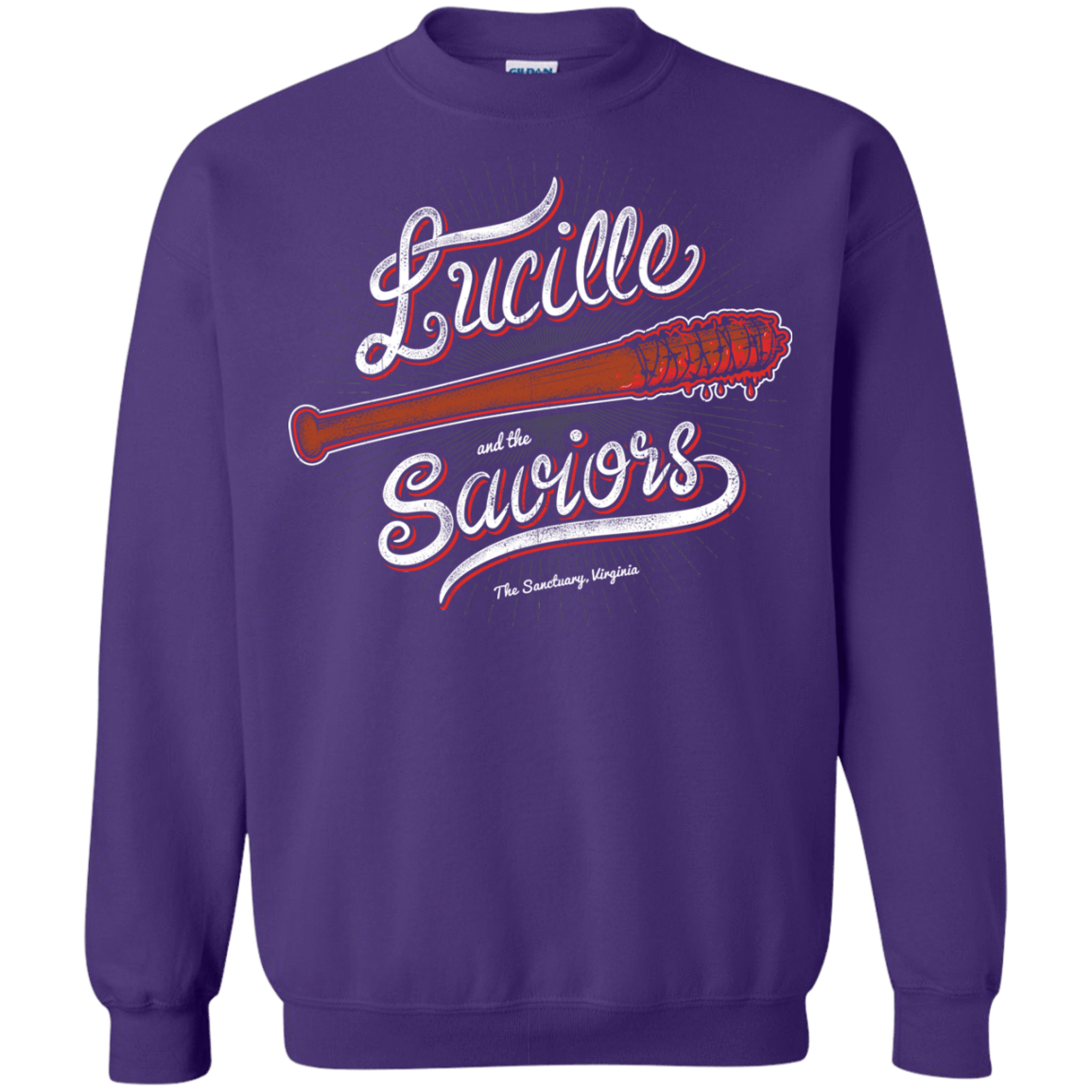 Sweatshirts Purple / Small Lucille and the Saviors Crewneck Sweatshirt