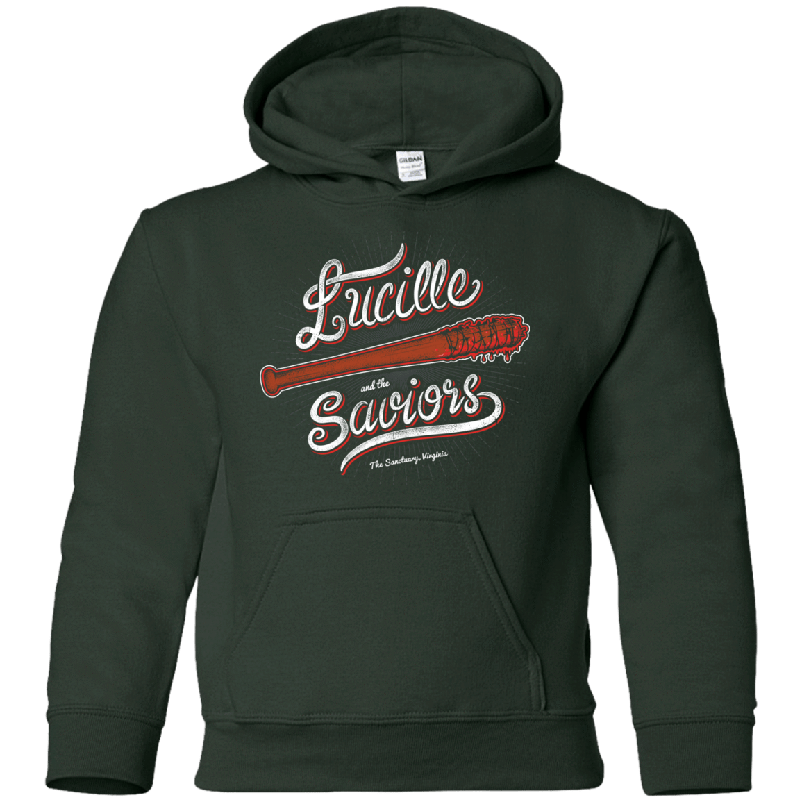 Sweatshirts Forest Green / YS Lucille and the Saviors Youth Hoodie