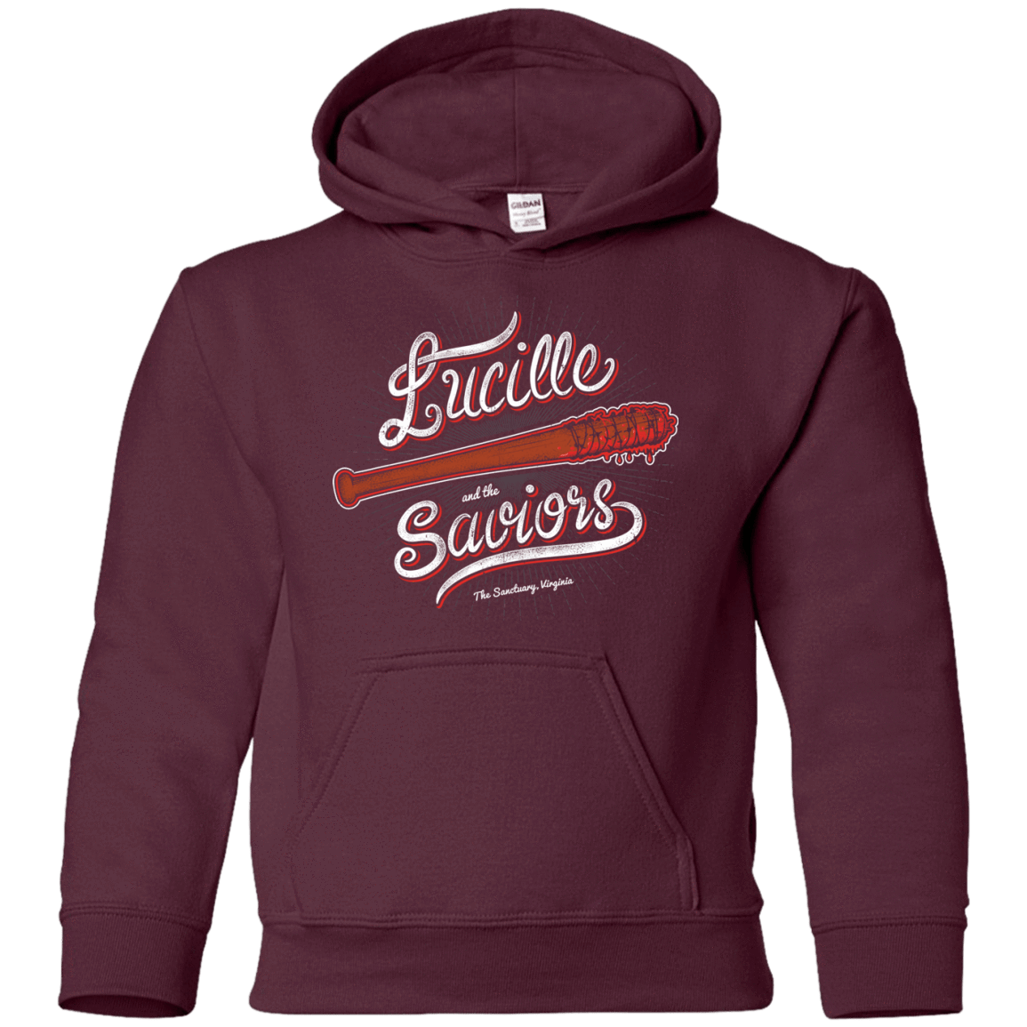 Sweatshirts Maroon / YS Lucille and the Saviors Youth Hoodie