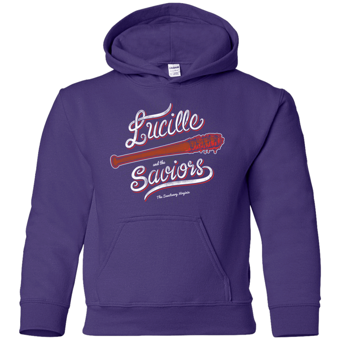 Sweatshirts Purple / YS Lucille and the Saviors Youth Hoodie