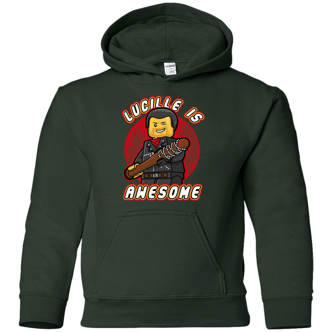 Sweatshirts Forest Green / YS Lucille is Awesome Youth Hoodie