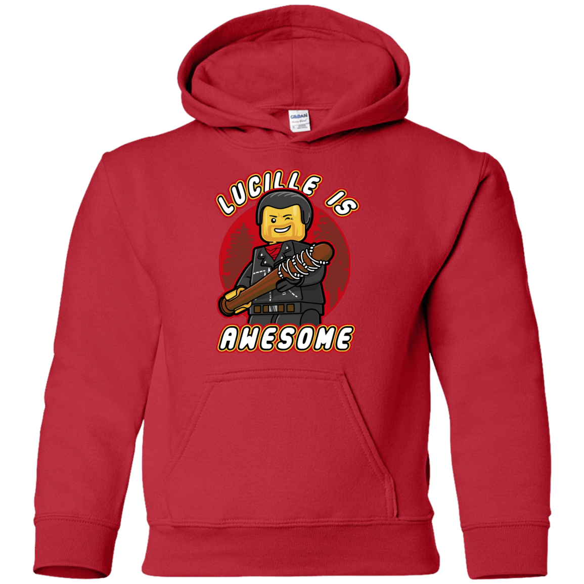 Sweatshirts Red / YS Lucille is Awesome Youth Hoodie
