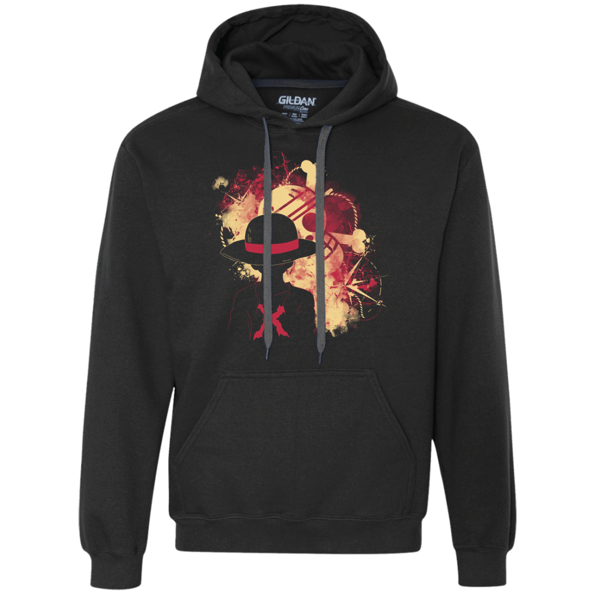 Sweatshirts Black / S Luffy 2018 Premium Fleece Hoodie