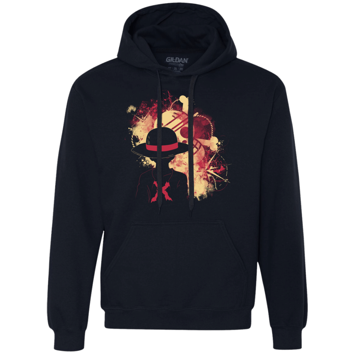 Sweatshirts Navy / S Luffy 2018 Premium Fleece Hoodie