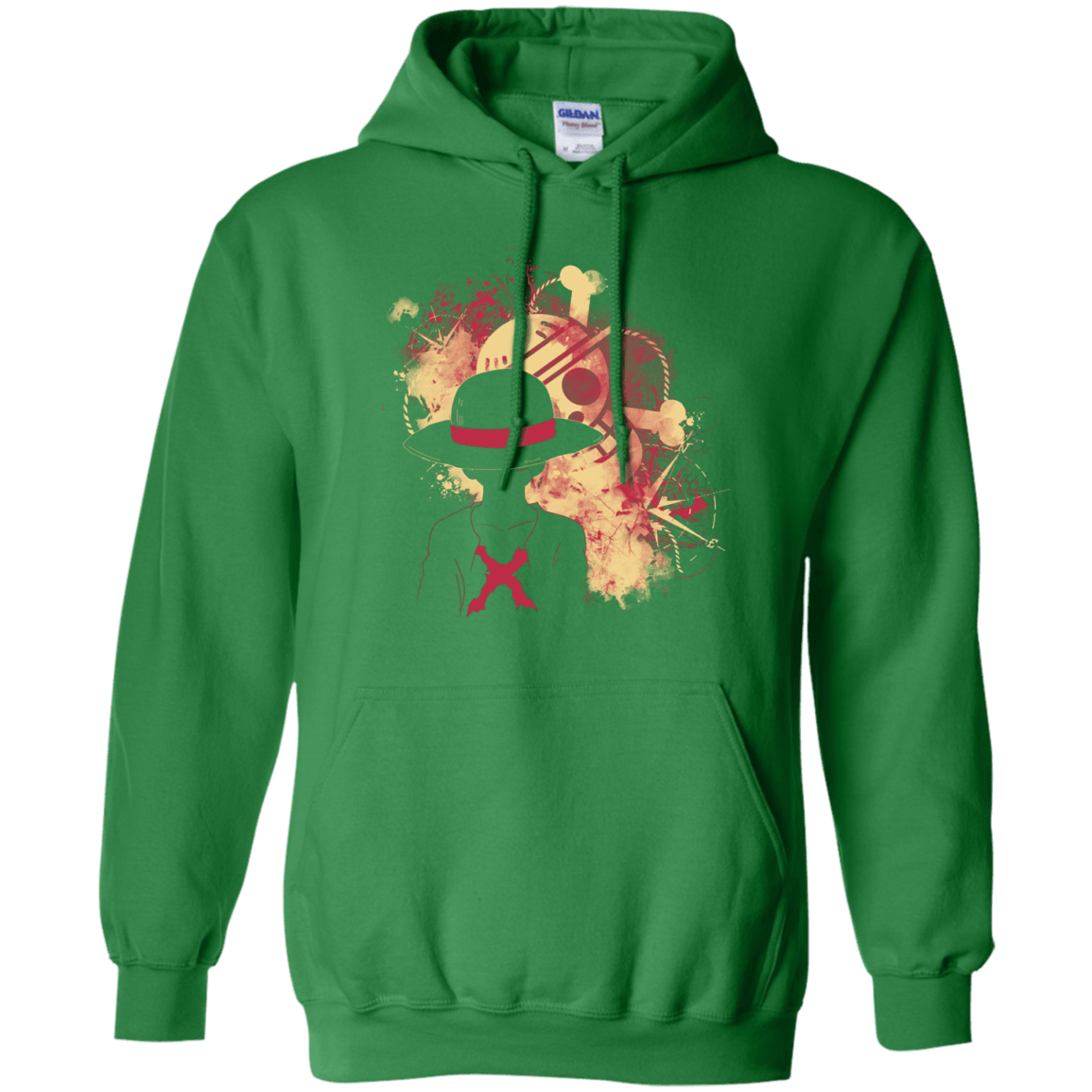 Sweatshirts Irish Green / S Luffy 2018 Pullover Hoodie