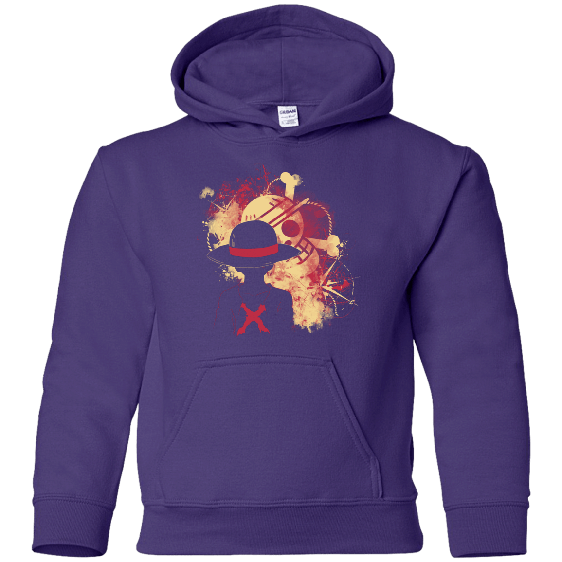 Sweatshirts Purple / YS Luffy 2018 Youth Hoodie