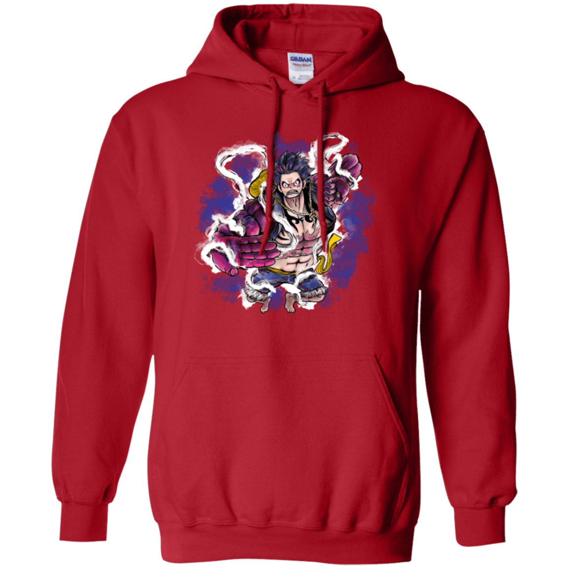 Sweatshirts Red / Small Luffy 3 Pullover Hoodie
