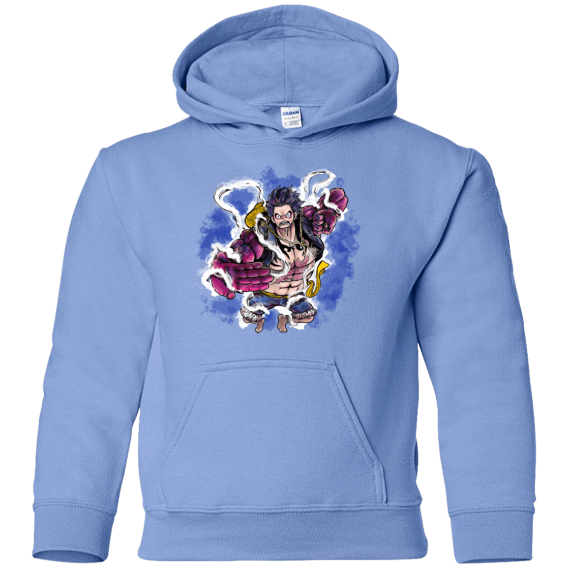 Sweatshirts Carolina Blue / YS Luffy 3 Youth Hoodie