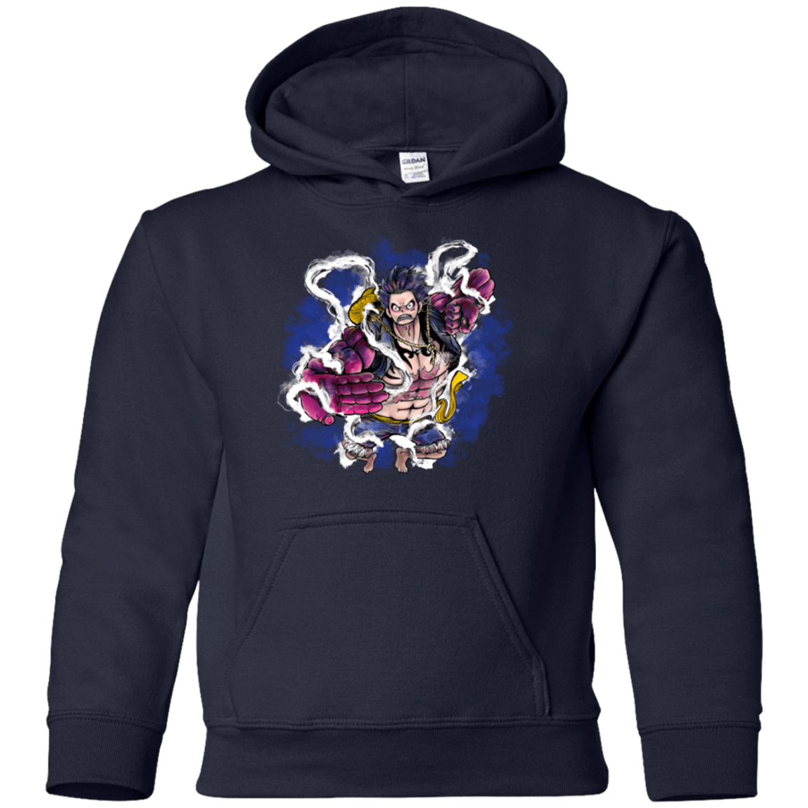 Sweatshirts Navy / YS Luffy 3 Youth Hoodie