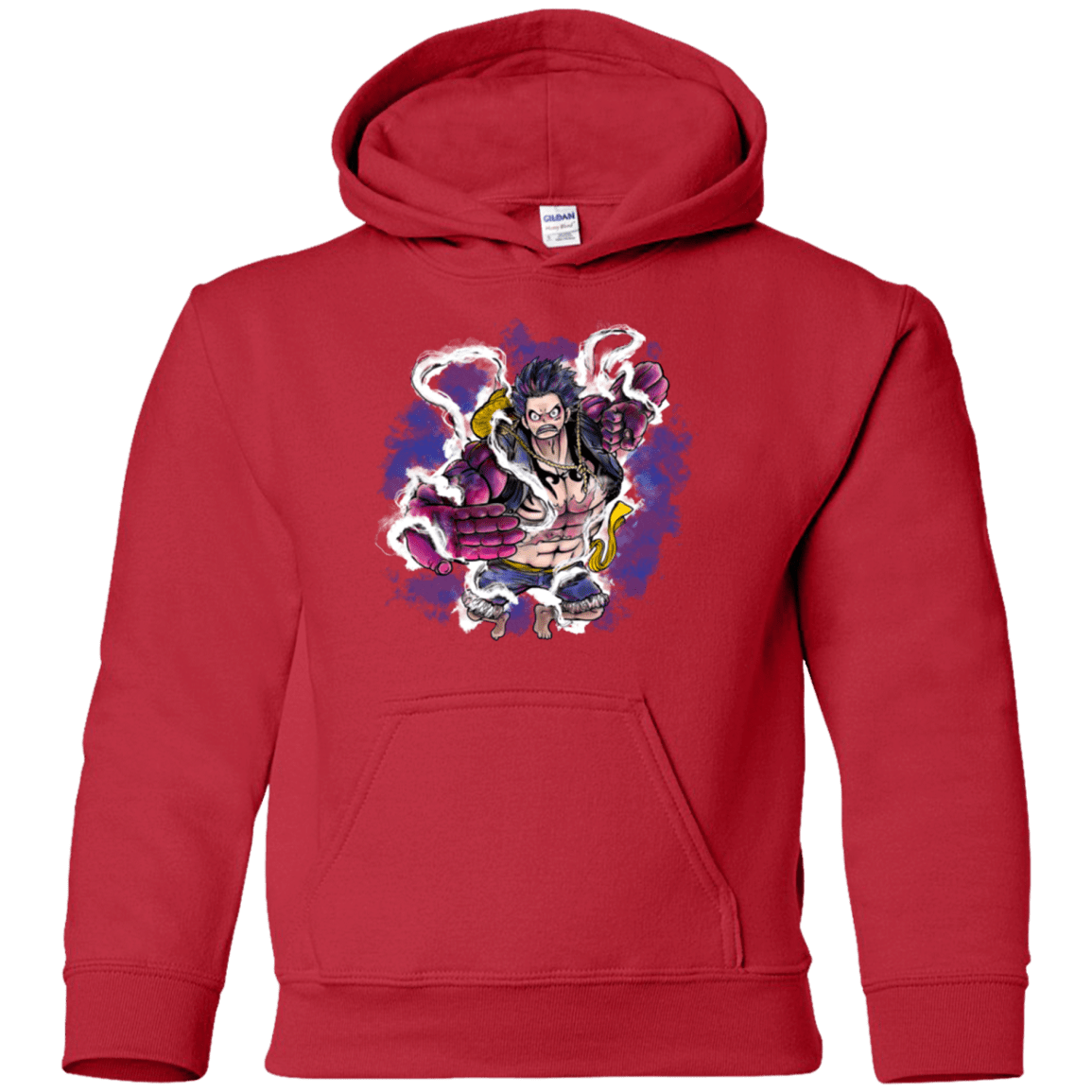 Sweatshirts Red / YS Luffy 3 Youth Hoodie