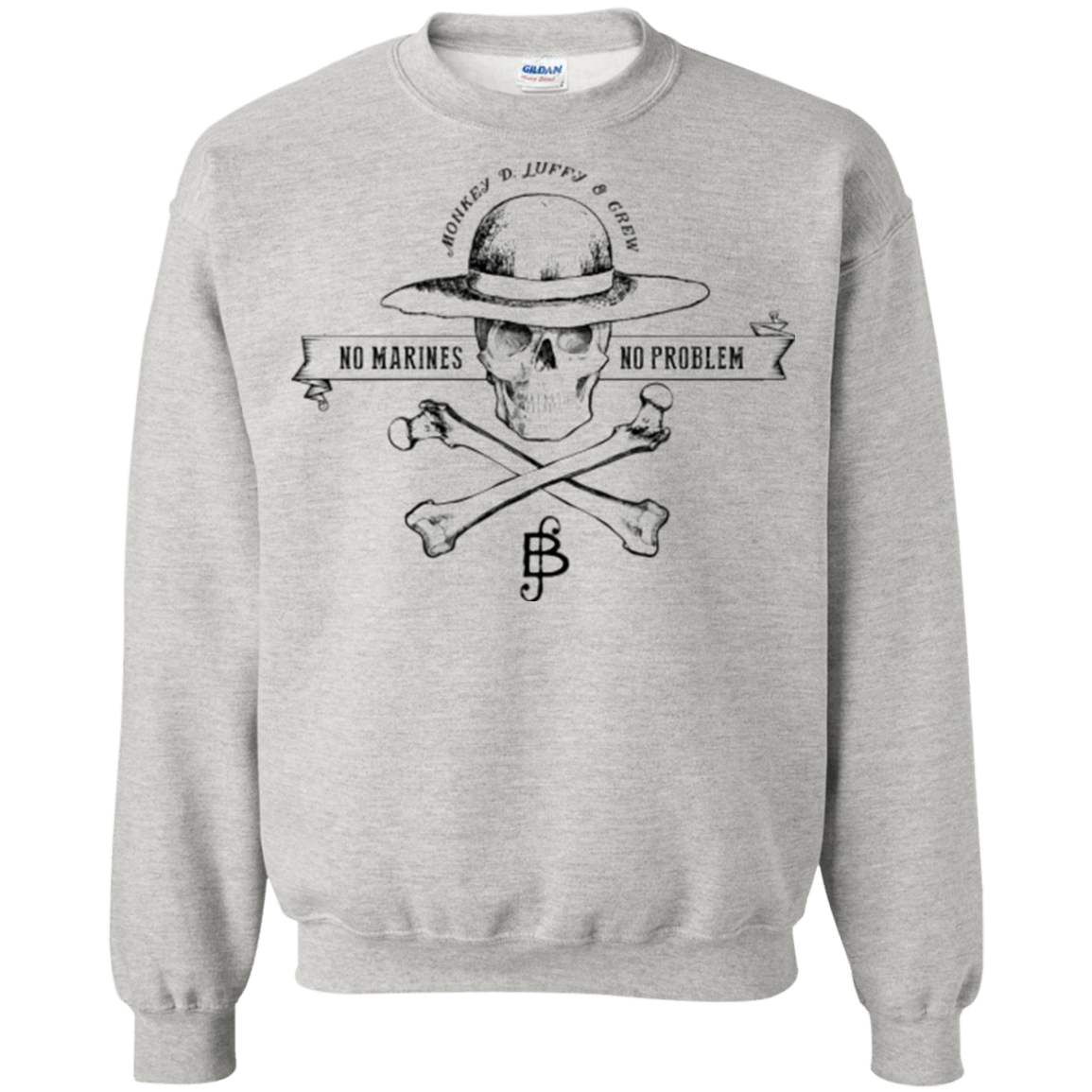 Sweatshirts Ash / Small Luffy Crewneck Sweatshirt