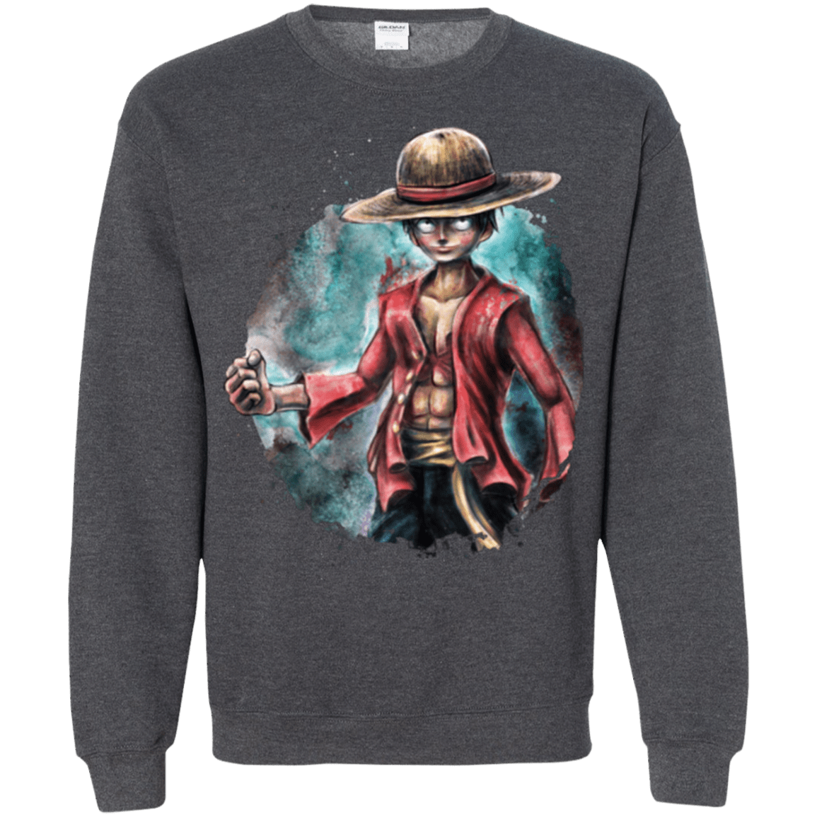 Sweatshirts Dark Heather / Small LUFFY Crewneck Sweatshirt