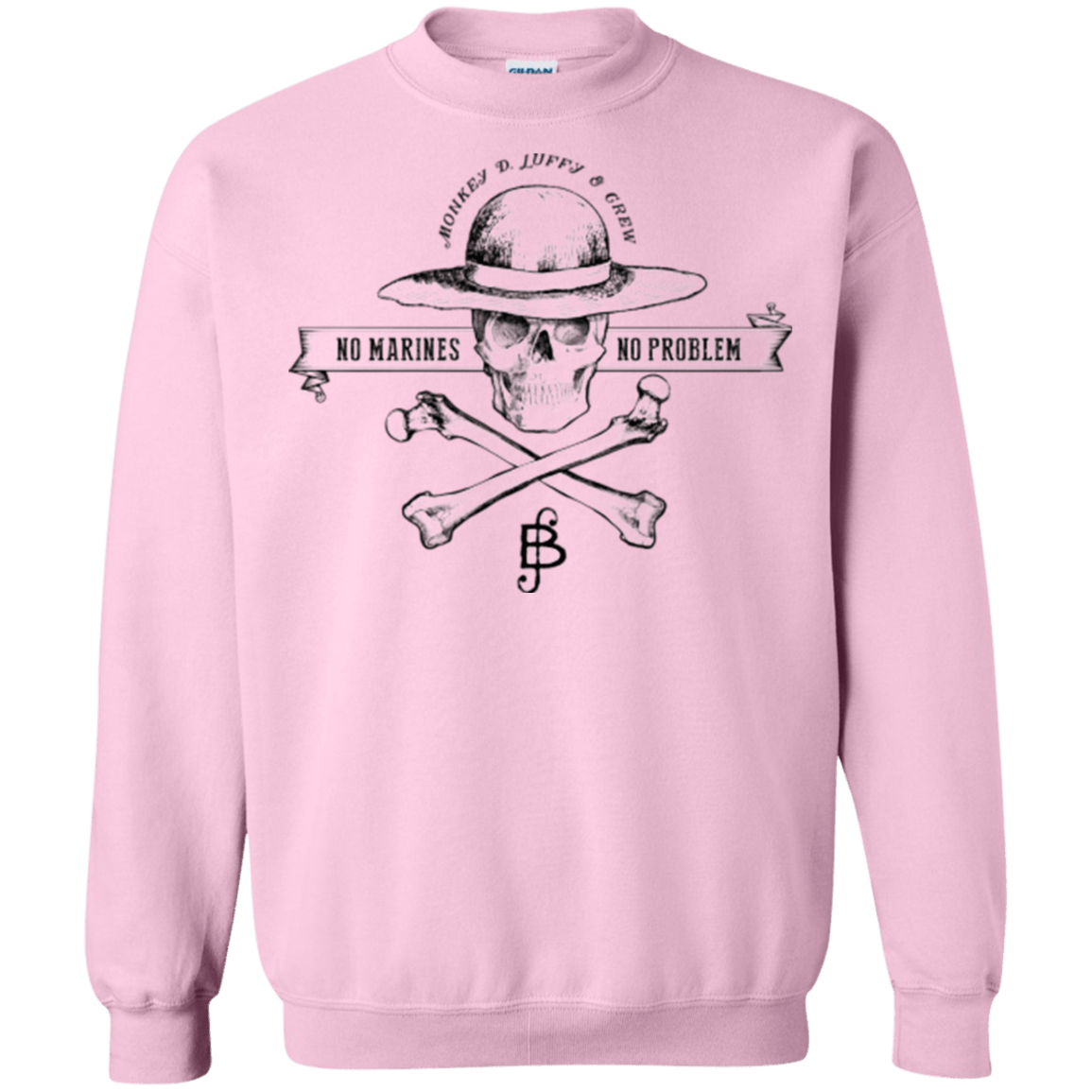 Sweatshirts Light Pink / Small Luffy Crewneck Sweatshirt