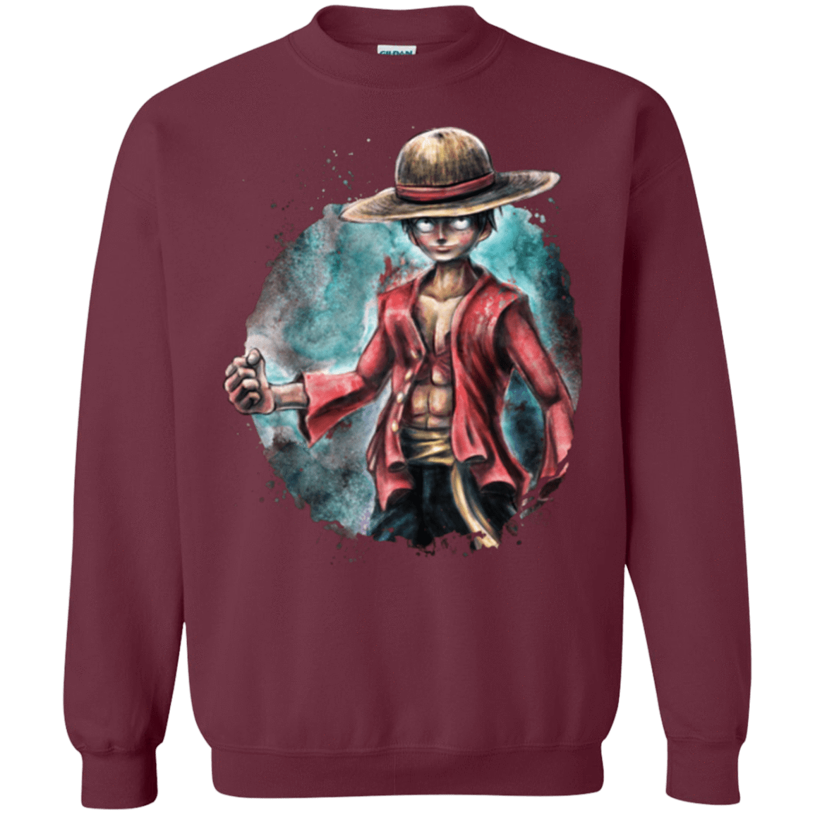Sweatshirts Maroon / Small LUFFY Crewneck Sweatshirt