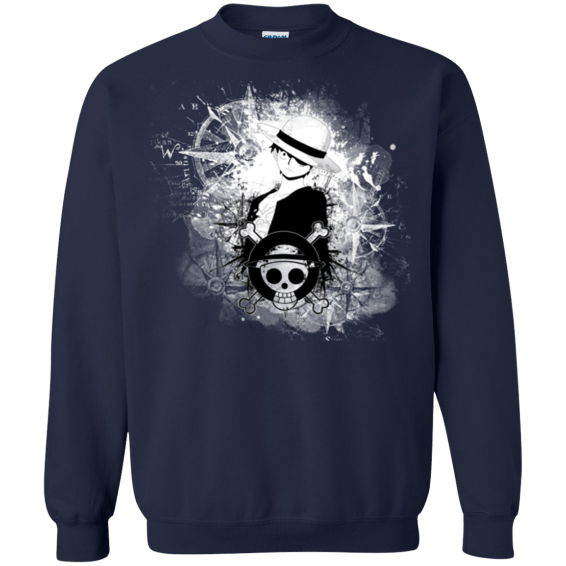Sweatshirts Navy / Small Luffy Crewneck Sweatshirt