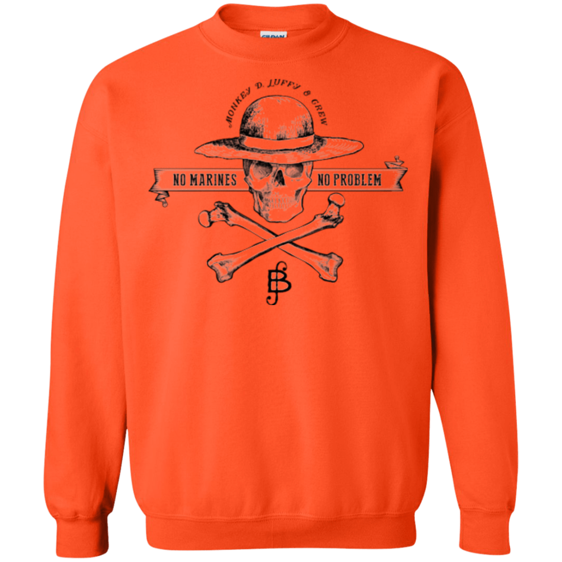 Sweatshirts Orange / Small Luffy Crewneck Sweatshirt