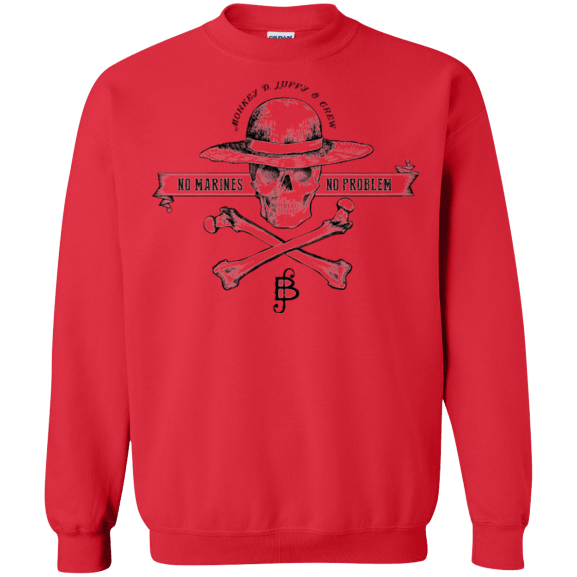 Sweatshirts Red / Small Luffy Crewneck Sweatshirt