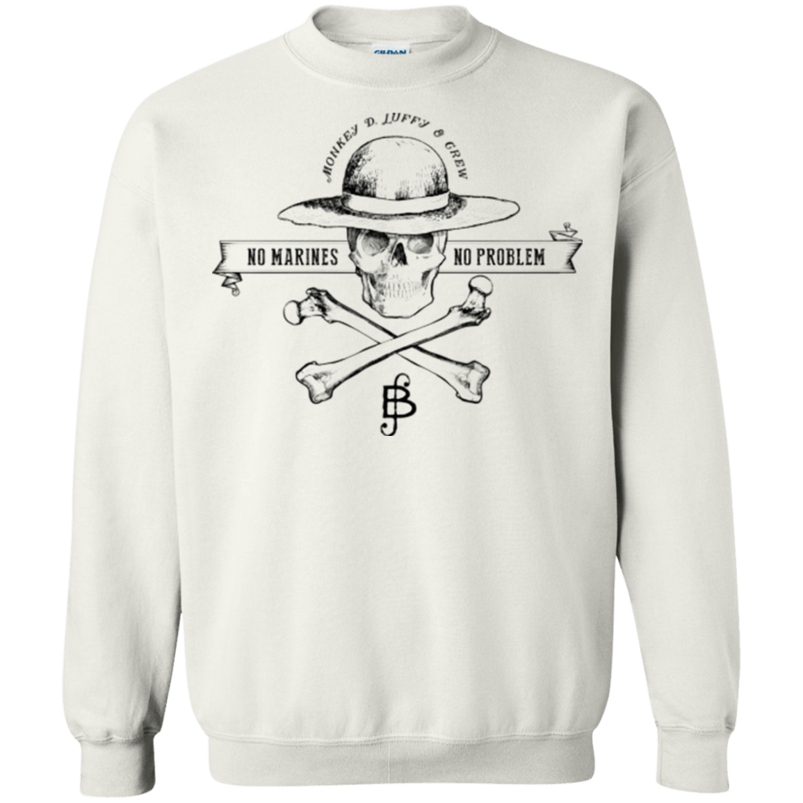 Sweatshirts White / Small Luffy Crewneck Sweatshirt