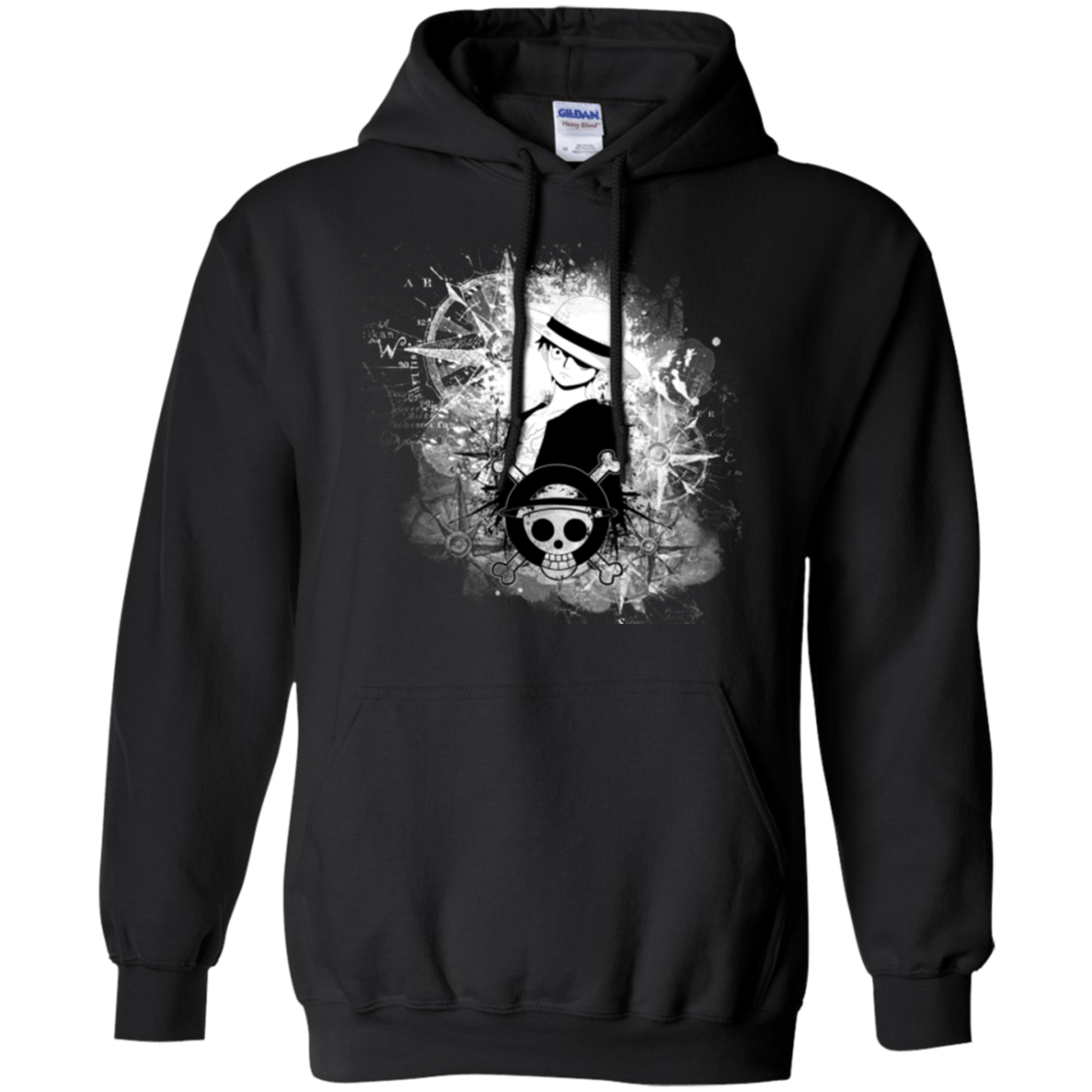 Sweatshirts Black / Small Luffy Pullover Hoodie