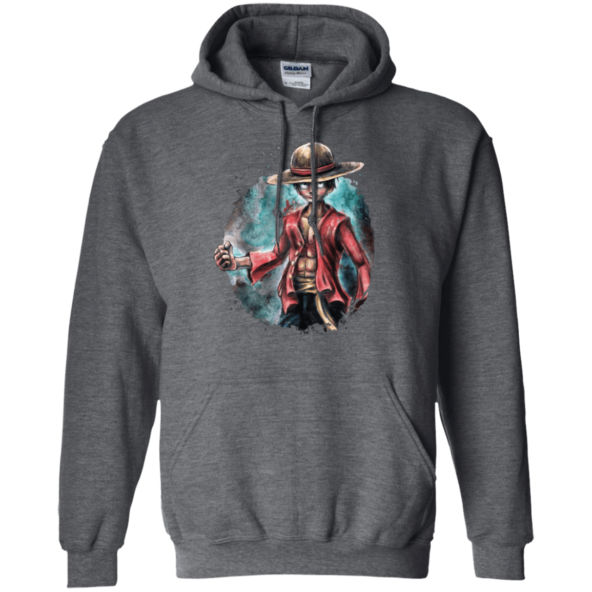 Sweatshirts Dark Heather / Small LUFFY Pullover Hoodie
