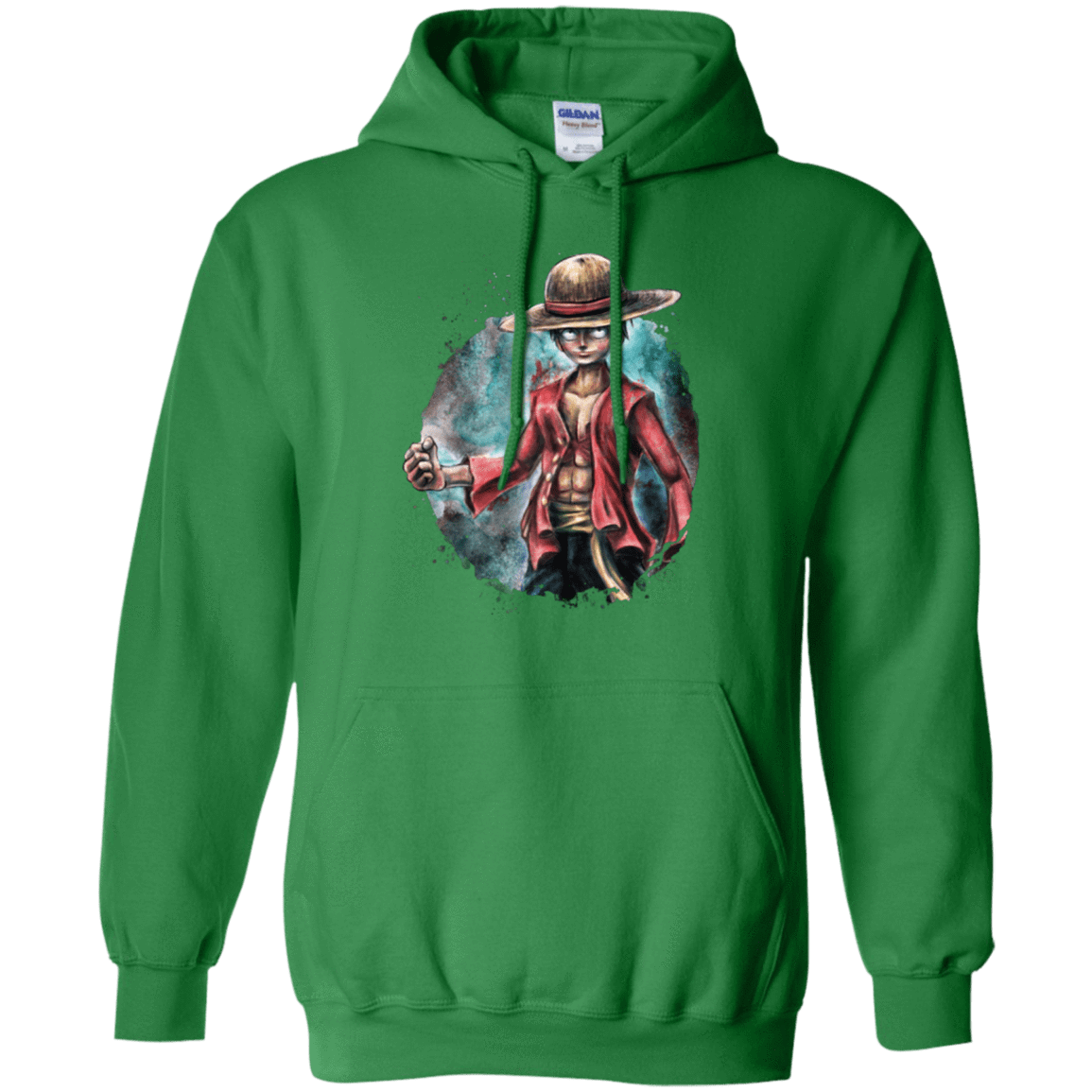 Sweatshirts Irish Green / Small LUFFY Pullover Hoodie