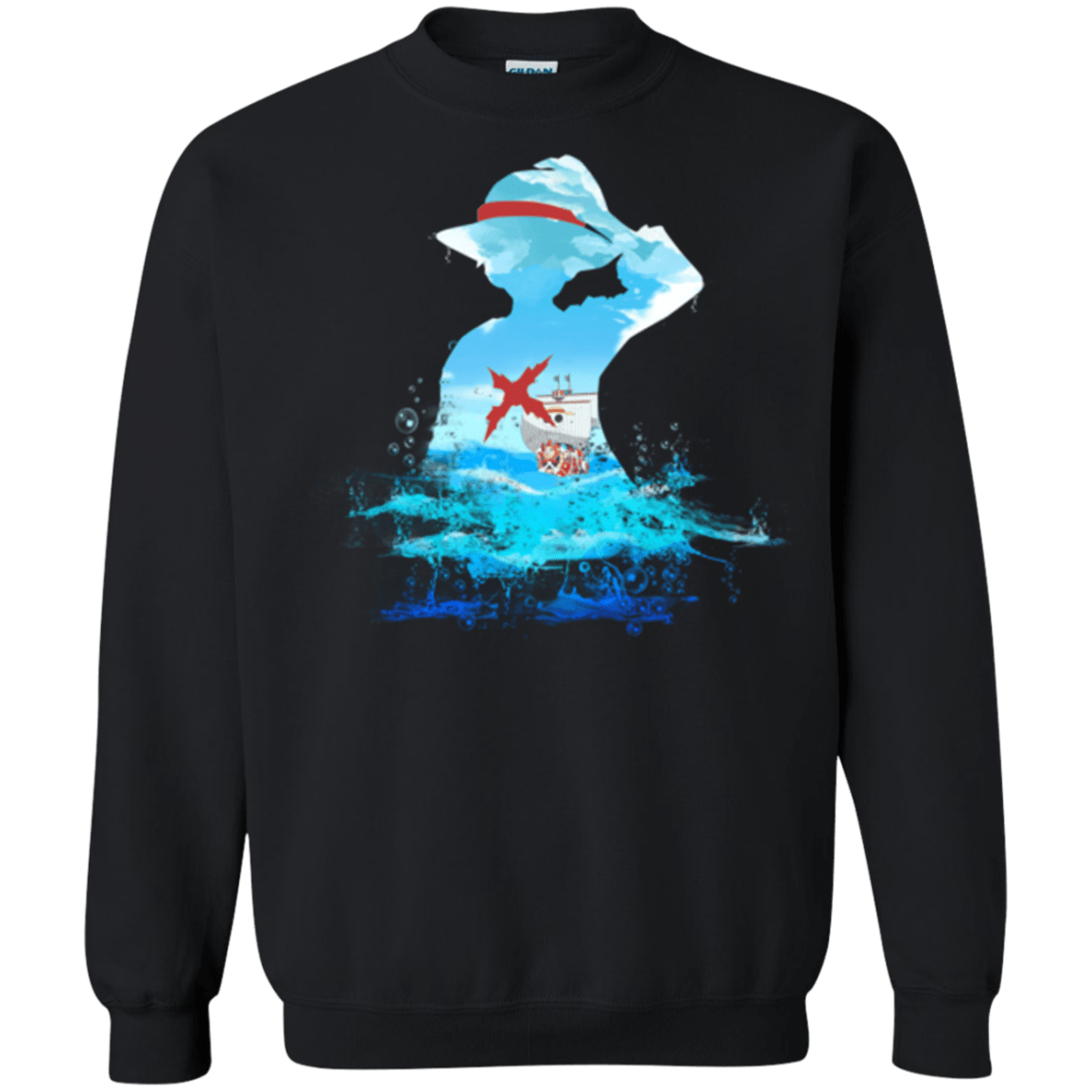 Sweatshirts Black / Small Luffy sea 2 Crewneck Sweatshirt