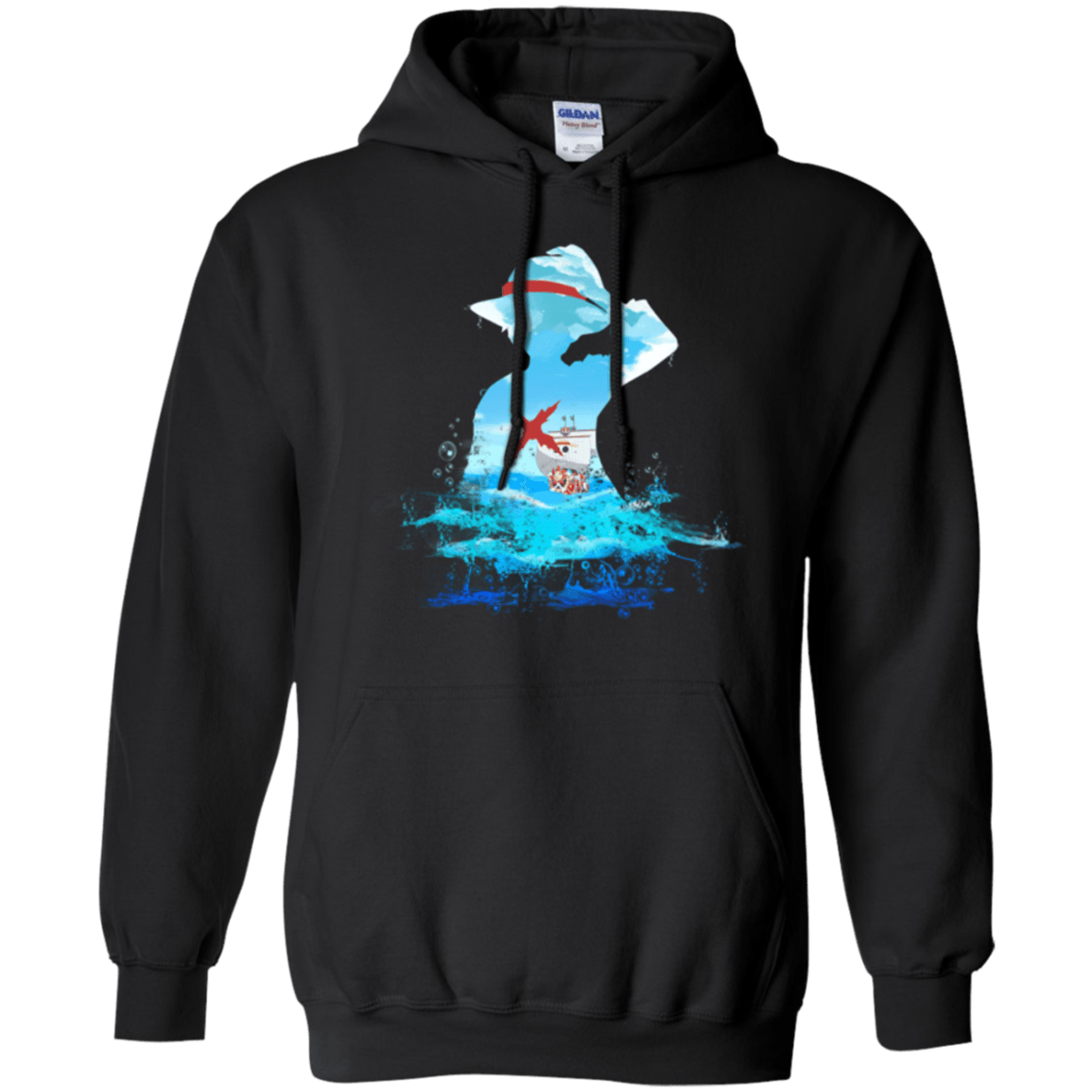 Sweatshirts Black / Small Luffy sea 2 Pullover Hoodie