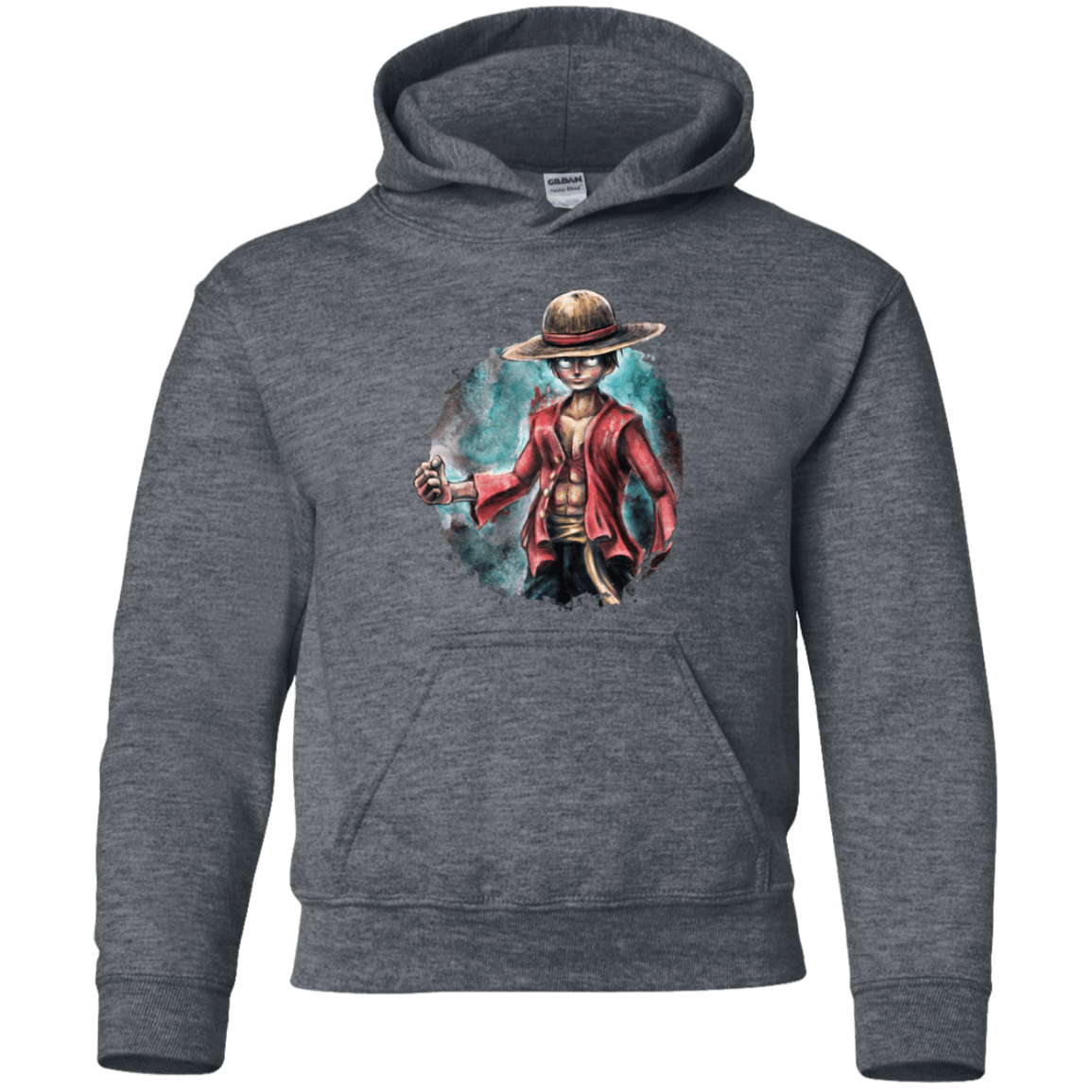 Sweatshirts Dark Heather / YS LUFFY Youth Hoodie