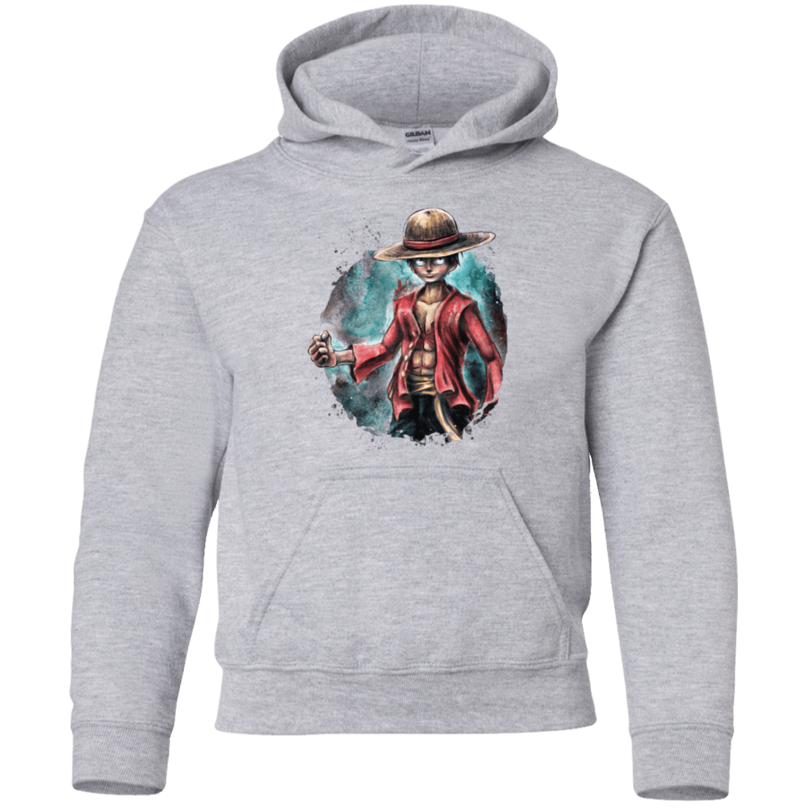 Sweatshirts Sport Grey / YS LUFFY Youth Hoodie