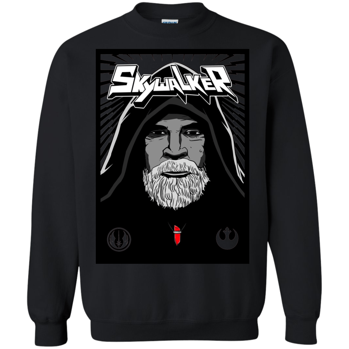 Sweatshirts Black / S Luke B Crewneck Sweatshirt